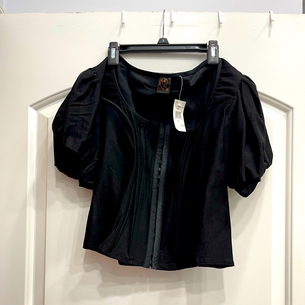 Black Crop Top